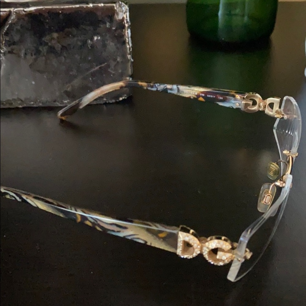 DG Tortoise/ Mother of Pearl Frame Glasses